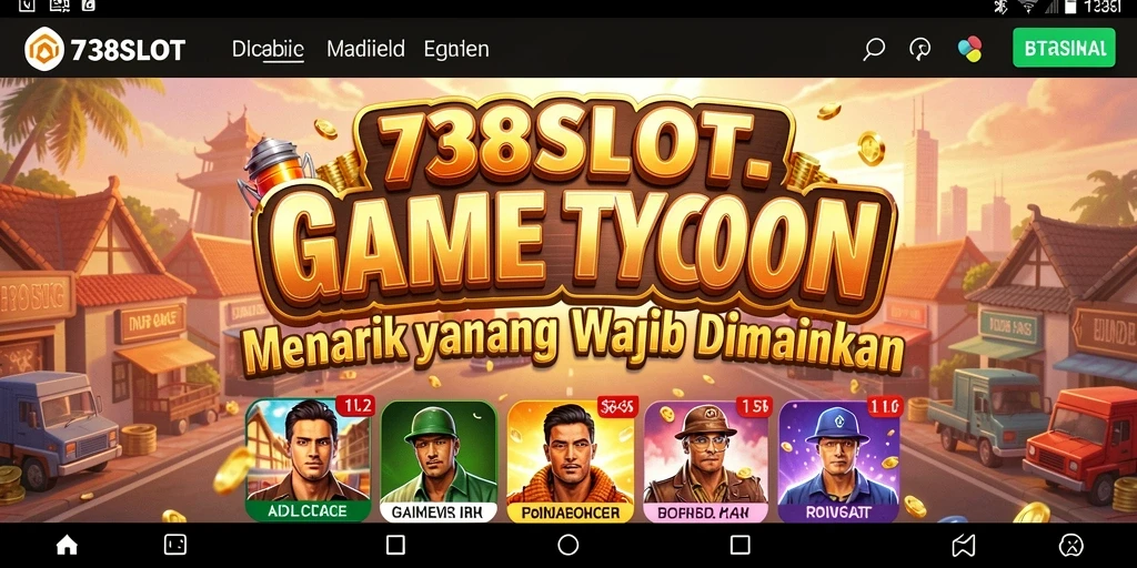 Tampilan gameplay menarik dari 738SLOT dengan tema kasino yang semarak.