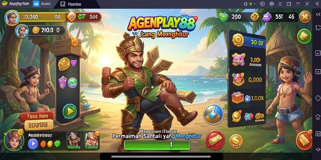 Screenshot AGENPLAY88 menunjukkan tingginya keseruan gameplay Casual.