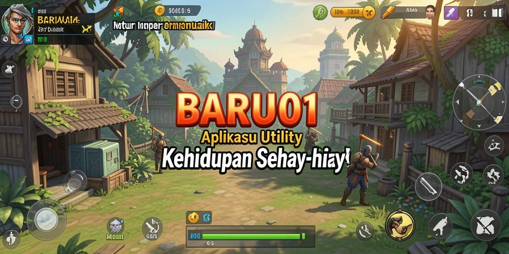 Tampilan antarmuka aplikasi <strong>BARU01</strong> yang sederhana dan intuitif.