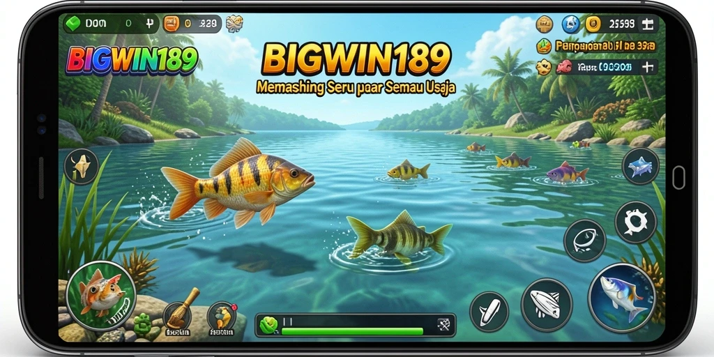 Gameplay menarik dalam BIGWIN189 dengan berbagai jenis ikan.