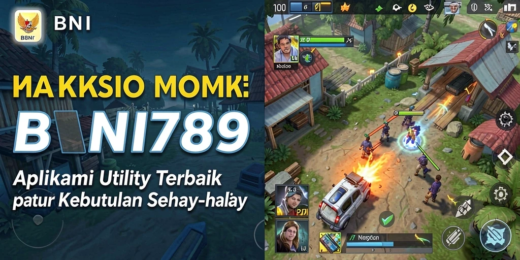 Screenshot utama BNI789 menampilkan antarmuka aplikasi Utility yang mudah digunakan.