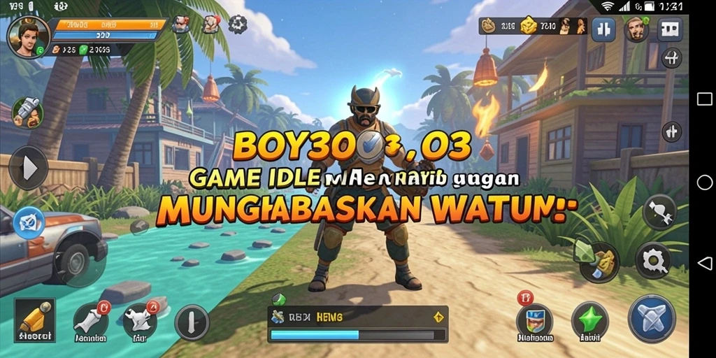 Screenshot gameplay BOY303 menampilkan keseruan permainan Idle.