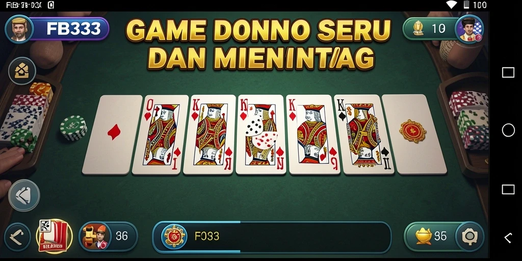 Screenshot gameplay FB333 menampilkan keseruan bermain Domino.