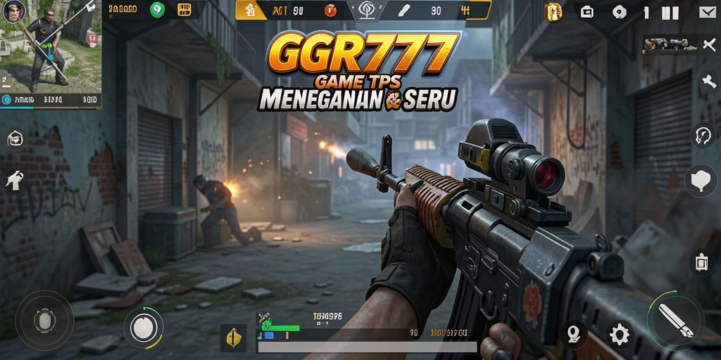 Tampilan gameplay TPS yang intens dan seru di GGR777.