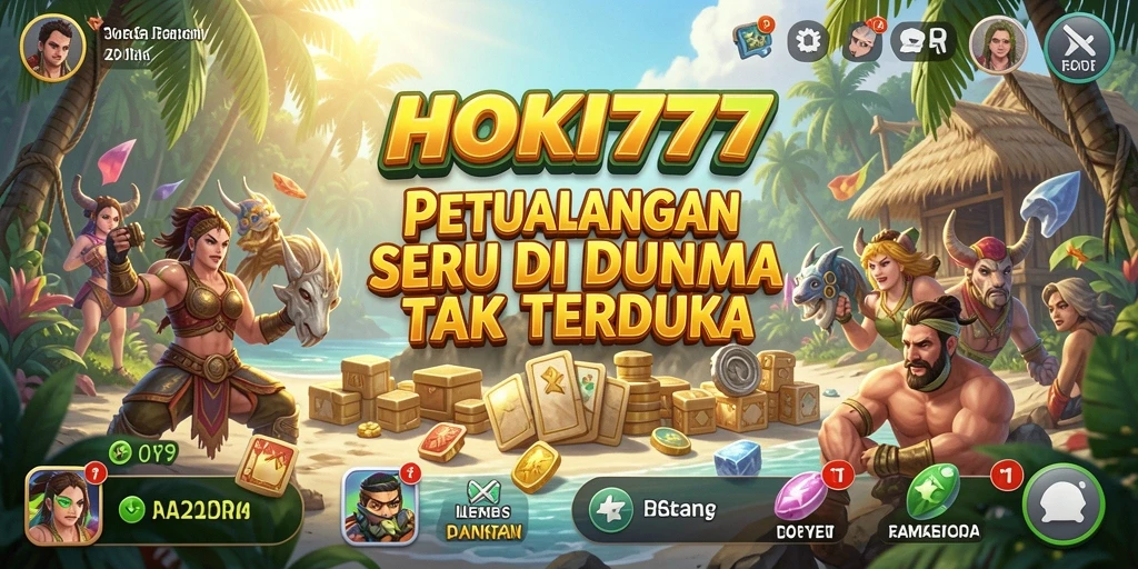 Gameplay seru HOKI777 yang menampilkan petualangan menarik.