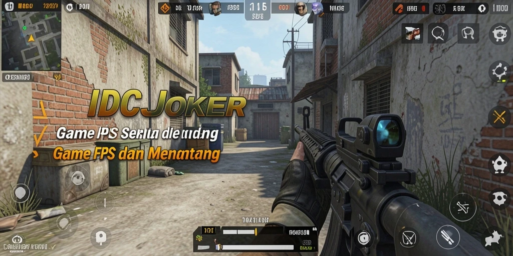Tampilan aksi seru dalam gameplay IDCJOKER.