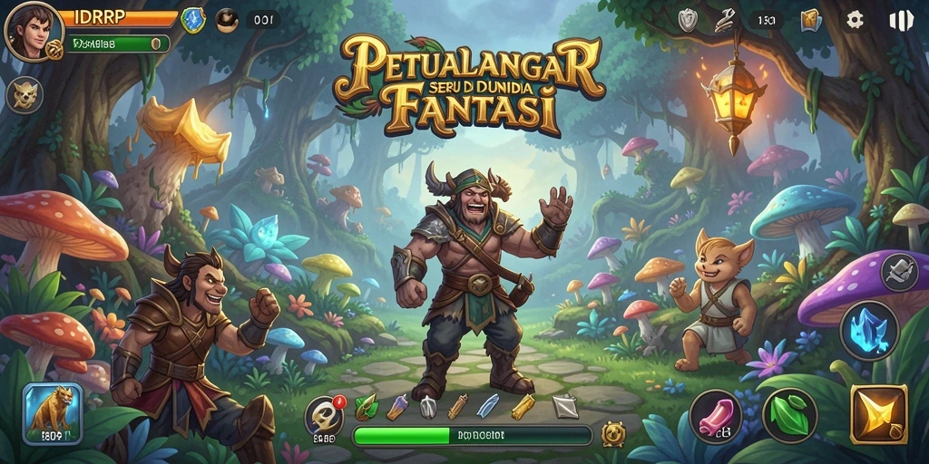 Tampilan menarik dari gameplay petualangan IDRRP.