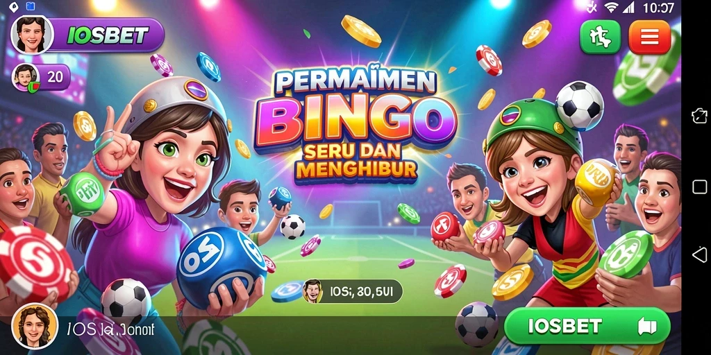 Tampilan gameplay seru dari IOSBET dalam permainan Bingo.