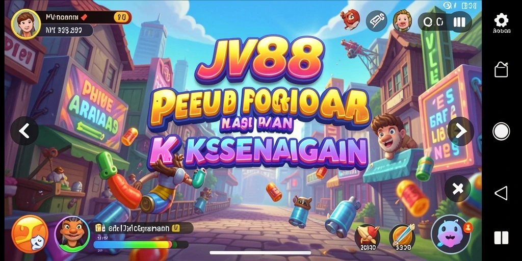 Tangkapan layar gameplay JV88 menunjukkan keseruan permainan Arcade.