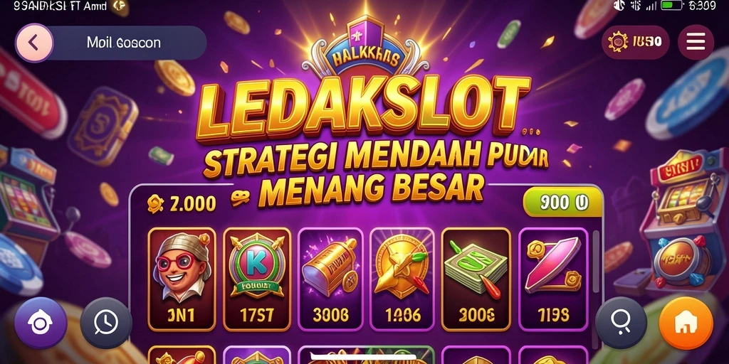Tangkapan layar utama gameplay LEDAKSLOT yang menampilkan taktik pertempuran.
