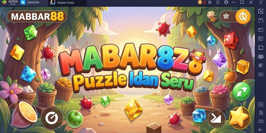 Screenshot gameplay MABAR88 yang menampilkan tantangan puzzle.