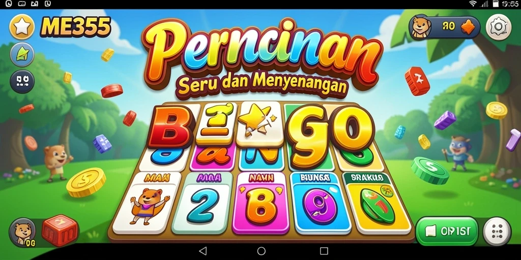 Tampilan seru gameplay Bingo di ME355.