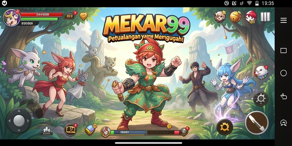 Gameplay seru di dunia Anime yang mengasyikkan.