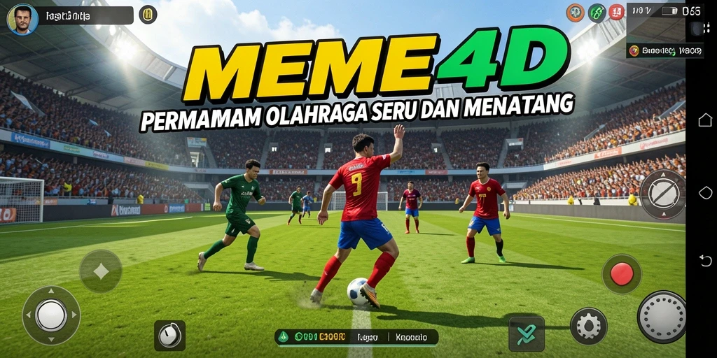 Tampilan gameplay seru dan menegangkan di MEME4D.