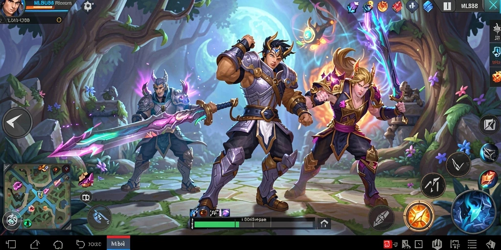 Screenshot gameplay MLBB8 yang menampilkan aksi petualangan seru.