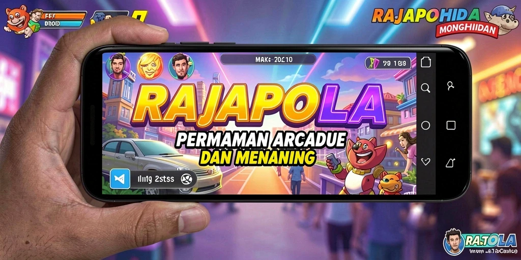 Screenshot RAJAPOLA menampilkan aksi seru dalam gameplay Arcade.