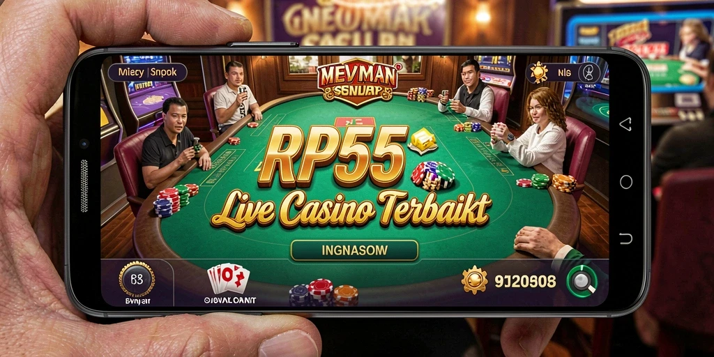 Tampilan gameplay Live Casino yang mendebarkan dan interaktif.
