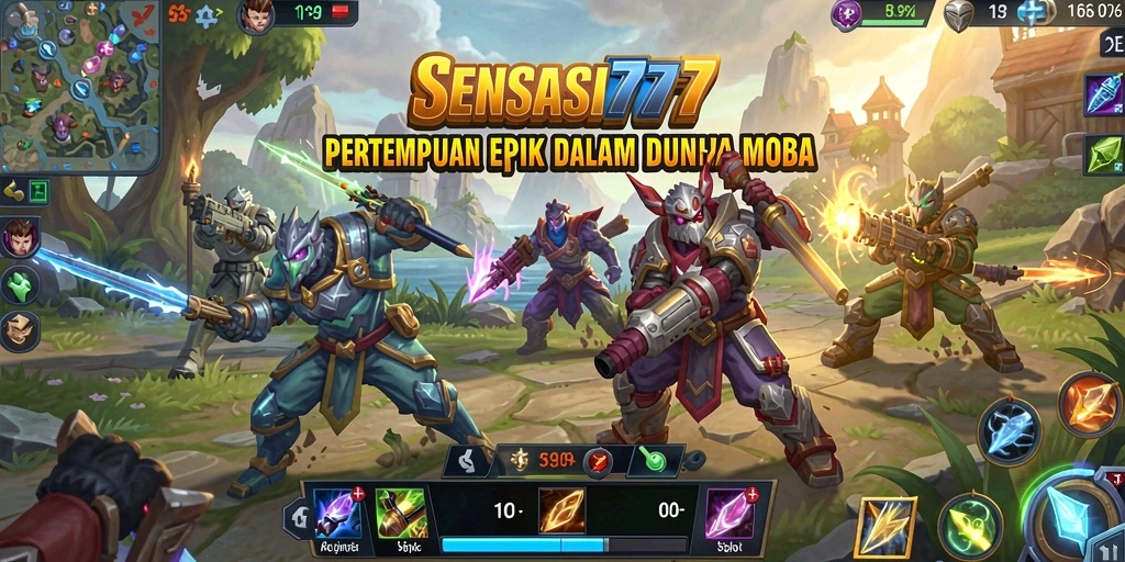 Tampilan grafis menarik dari gameplay SENSASI777 yang seru.