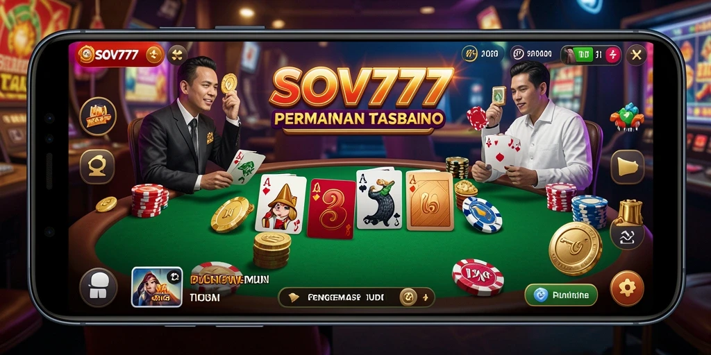 Tangkapan layar permainan Kasino SOV777 menampilkan suasana yang mendebarkan.