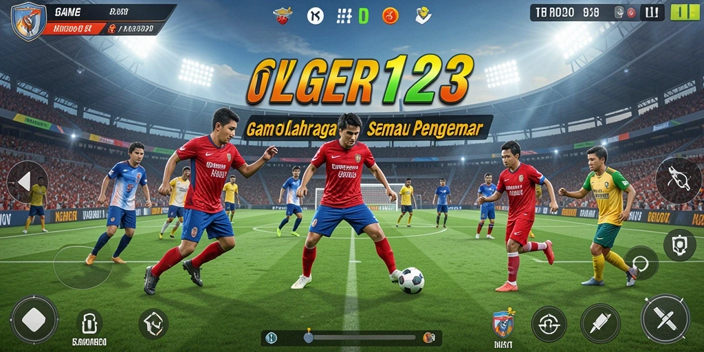 Gameplay TGER123 yang mendebarkan dan penuh aksi olahraga.