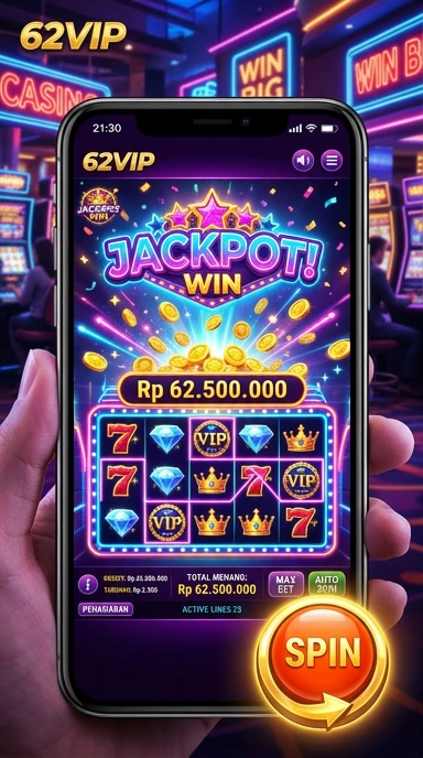 Proses pengunduhan aplikasi yang cepat dan mudah di 62vip.